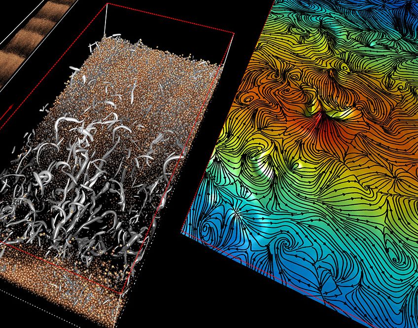 Direct Numerical Simulation of the Formation of Subaqueous Sediment ...