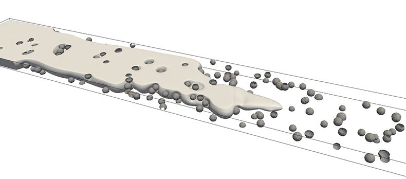 Multi Component Fluid Dynamics of Multi-Component Fluid Dynamics in Porous Structures: Gauss ...